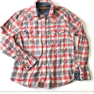 🦄SALE🦄Jach's girlfriend plaid flannel size L